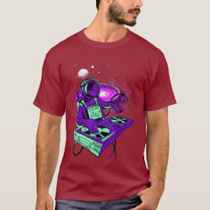 Astronaut Psychedelic Music DJ Mixer Psytrance T-Shirt