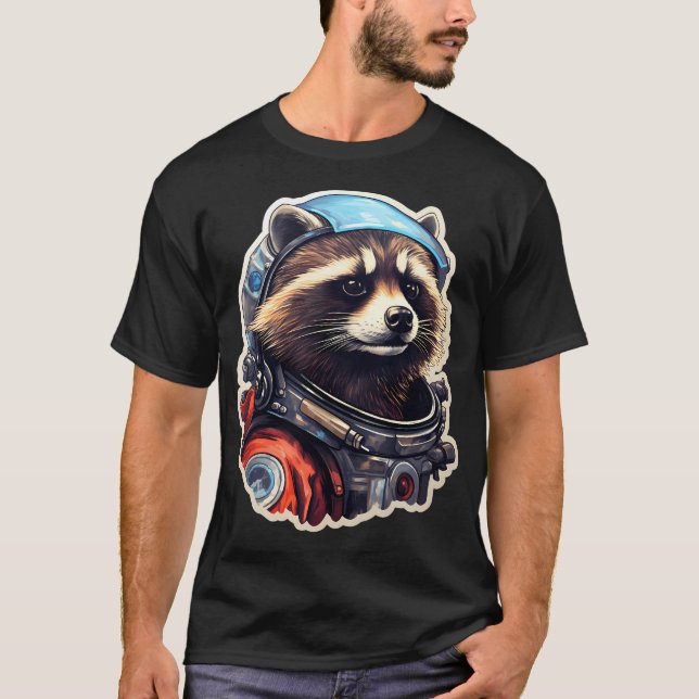 Astronaut Racoon T-Shirt (Front)