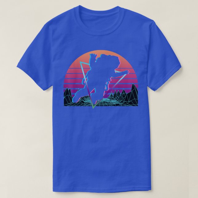 Astronaut Retro T-Shirt (Design Front)