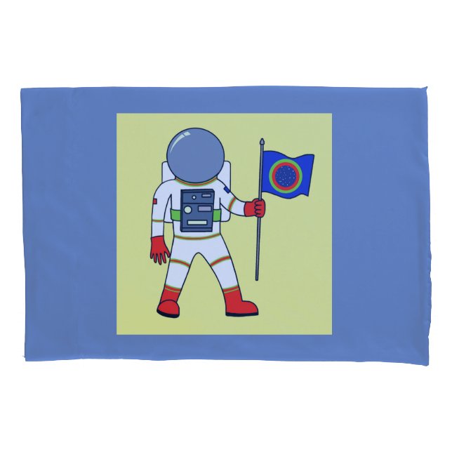 Astronaut Reversible Pillowcase (Front)