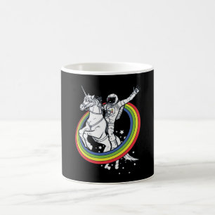 Astronaut Riding Unicorn Coffee Mug