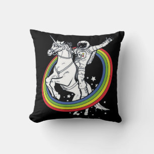 Astronaut Riding Unicorn  Cushion