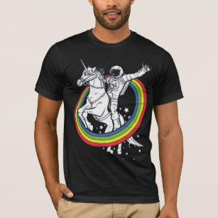 Astronaut Riding Unicorn T-Shirt
