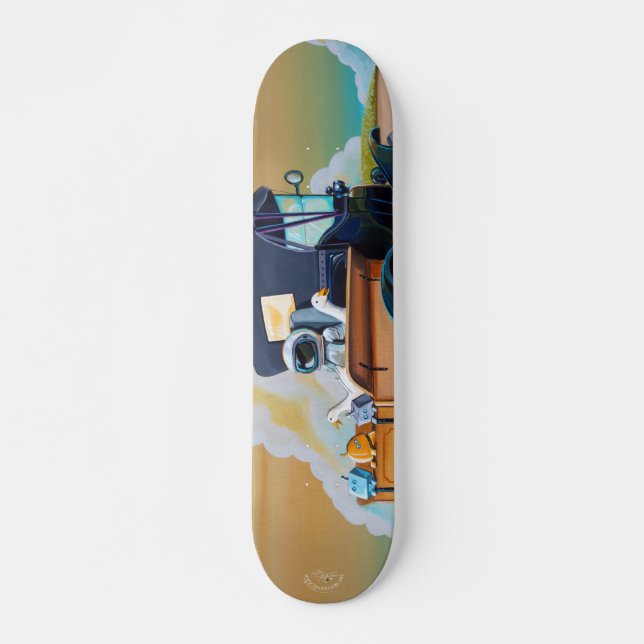Astronaut, Robots, and Ducks Oh My Skateboard (Front)