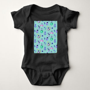 Astronaut rocket earth space baby bodysuit