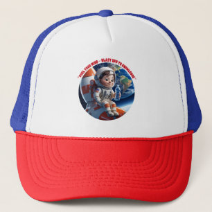 “Astronaut Rocket Space Adventure Cap