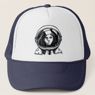 Astronaut rocks! trucker hat