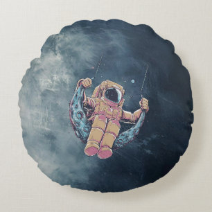 Astronaut Round Cushion
