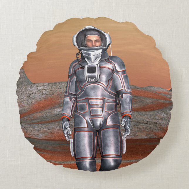 Astronaut Round Cushion (Front)