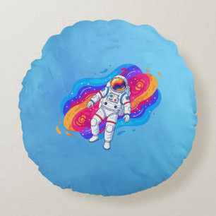 Astronaut Round Cushion