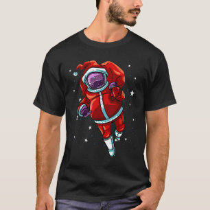 Astronaut Santa Christmas Xmas Space T-Shirt