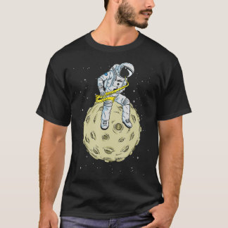 Astronaut Saophone Player Saophonist Jazz Brass Mu T-Shirt