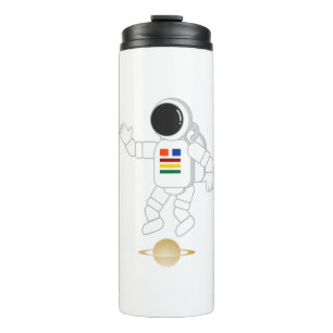 Astronaut Saturn Thermal Tumbler
