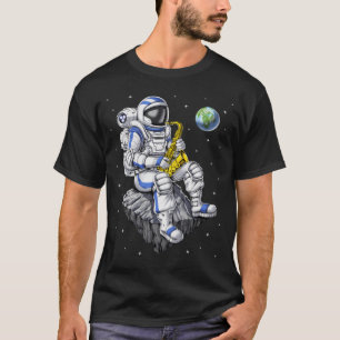 Astronaut Saxophone Player T-Shirt