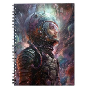 Astronaut Science Fiction Art Notebook