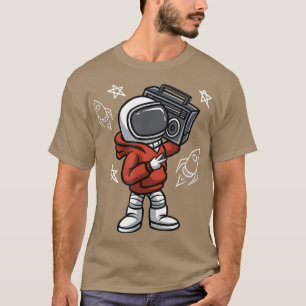 Astronaut Science Galay Music Speaker T-Shirt