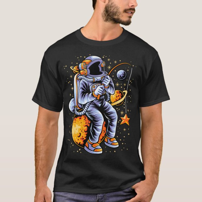 Astronaut Shirt, Outer Space Shirt, Planet Shirt (Front)