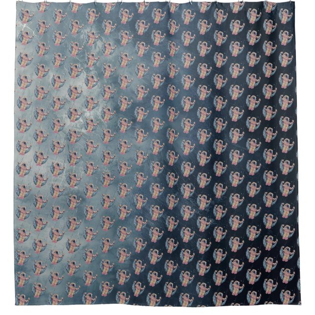 Astronaut Shower Curtain (Front)