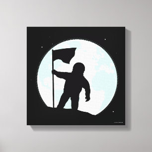 Astronaut Silhouette Canvas Print
