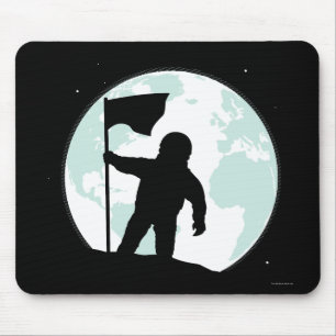 Astronaut Silhouette Mouse Mat