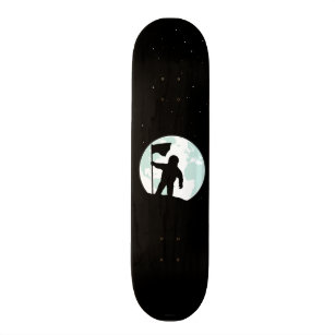 Astronaut Silhouette Skateboard