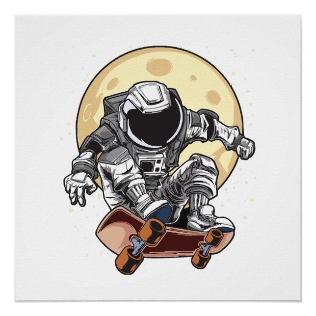 Astronaut Skate Poster (Front)
