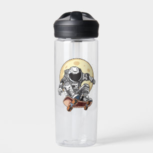 Astronaut Skate Water Bottle