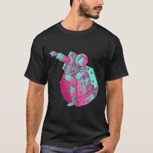 Astronaut Skateboard Skateboarder Skateboarding Sk T-Shirt