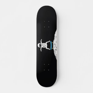 Astronaut Skateboarding On The Moon Skateboard