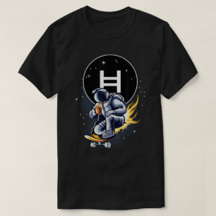 Astronaut Skater   Space Coffee Adventure T-Shirt