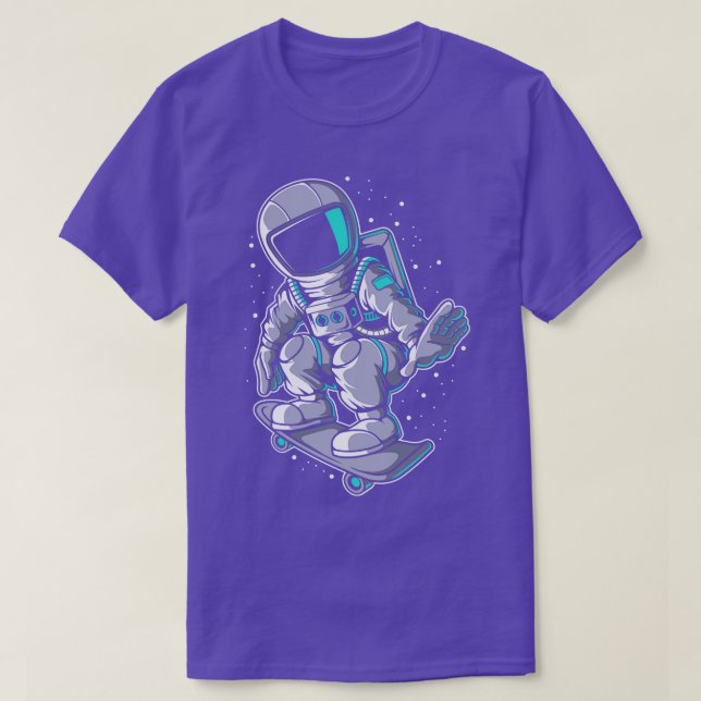 ASTRONAUT SKATER T-Shirt (Design Front)