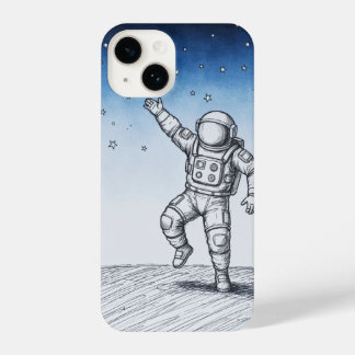 Astronaut sketch phonecase  iPhone 14 case