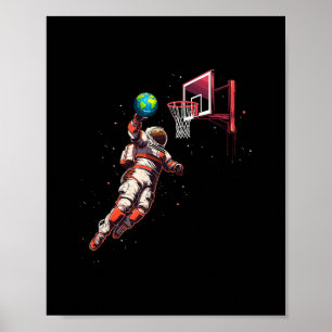 Astronaut Sketll Outer Space Gifts Men Kids Women Poster