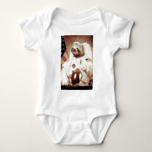 Astronaut Sloth Baby Bodysuit