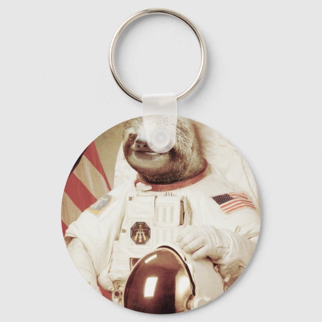 Astronaut Sloth Key Ring (Front)