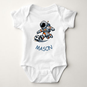 Astronaut Soccer Baby Bodysuit