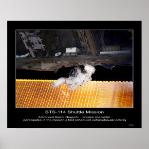 Astronaut Soichi Noguchi Extravehicular Activity Poster