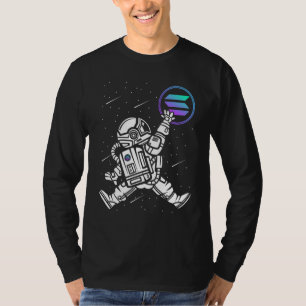 Astronaut Solana Coin Crypto Token Cryptocurrency T-Shirt