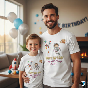 Astronaut Space Birthday Boy  - My Little Champ T-Shirt