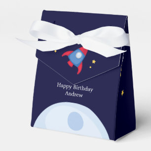 Astronaut Space Birthday Party Personalised Favour Box