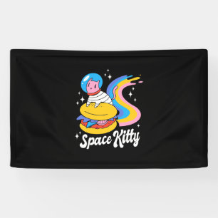 Astronaut Space Cat Banner