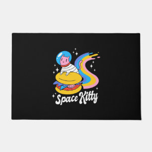 Astronaut Space Cat Doormat