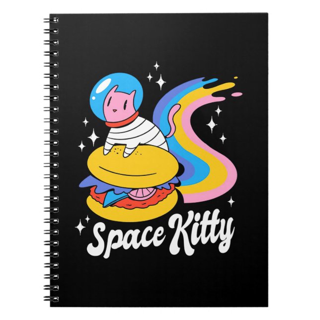Astronaut Space Cat Notebook (Front)