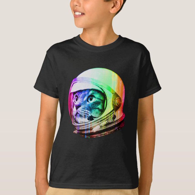 Astronaut Space Cat T-Shirt (Front)