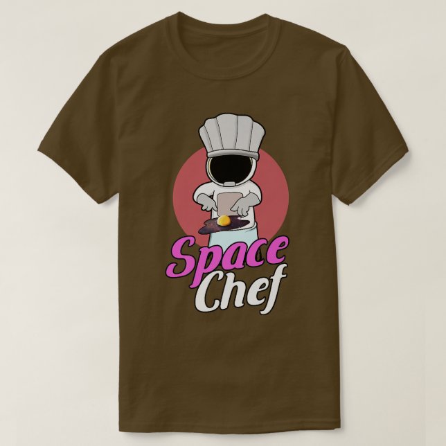 Astronaut Space Chef Universe Egg Premium T-Shirt (Design Front)