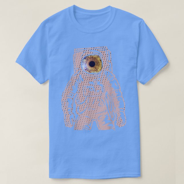 Astronaut Space Eyes T-Shirt (Design Front)