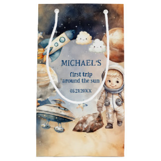 Astronaut Space First Trip Around The Sun Gift Bag