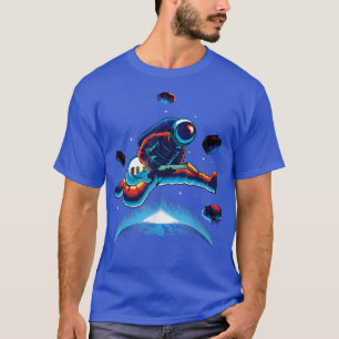 Astronaut Space Funny Space Cool Space Galaxy Star T-Shirt