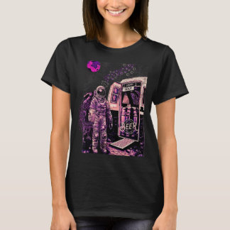 Astronaut Space Happy Hour Beer Occupy Mars 1 T-Shirt