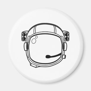 Astronaut Space Helmet Magnet